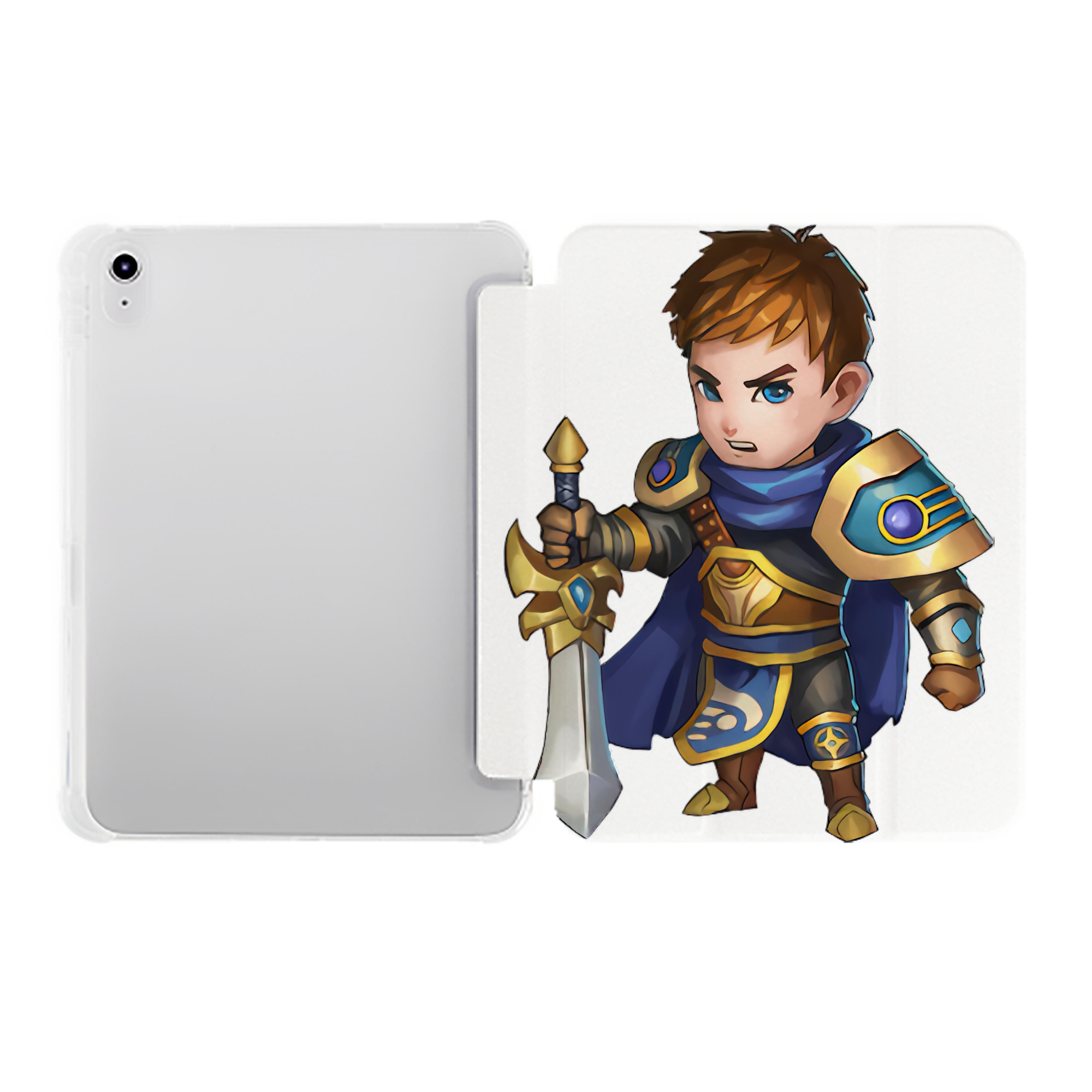 （画像用） リーグ・オブ・レジェンド League of Legends LOL IPad ケース ペン収納付き 三つ折りスタンド PUレザー×シリコン 対応機種9.5/10.5/10.9インチ